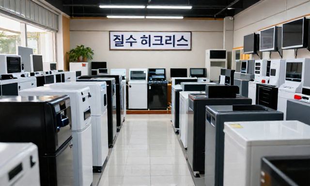 중고가전매장 관련 이미지 - 중고가전매장 현명하게 고르는 법과 필수 체크리스트
